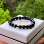 Мъжка Гривна с Кръст Сваровски/Swarovski CROW BRACELET Мъжка Гривна с Кръст Сваровски/Swarovski CROW BRACELET